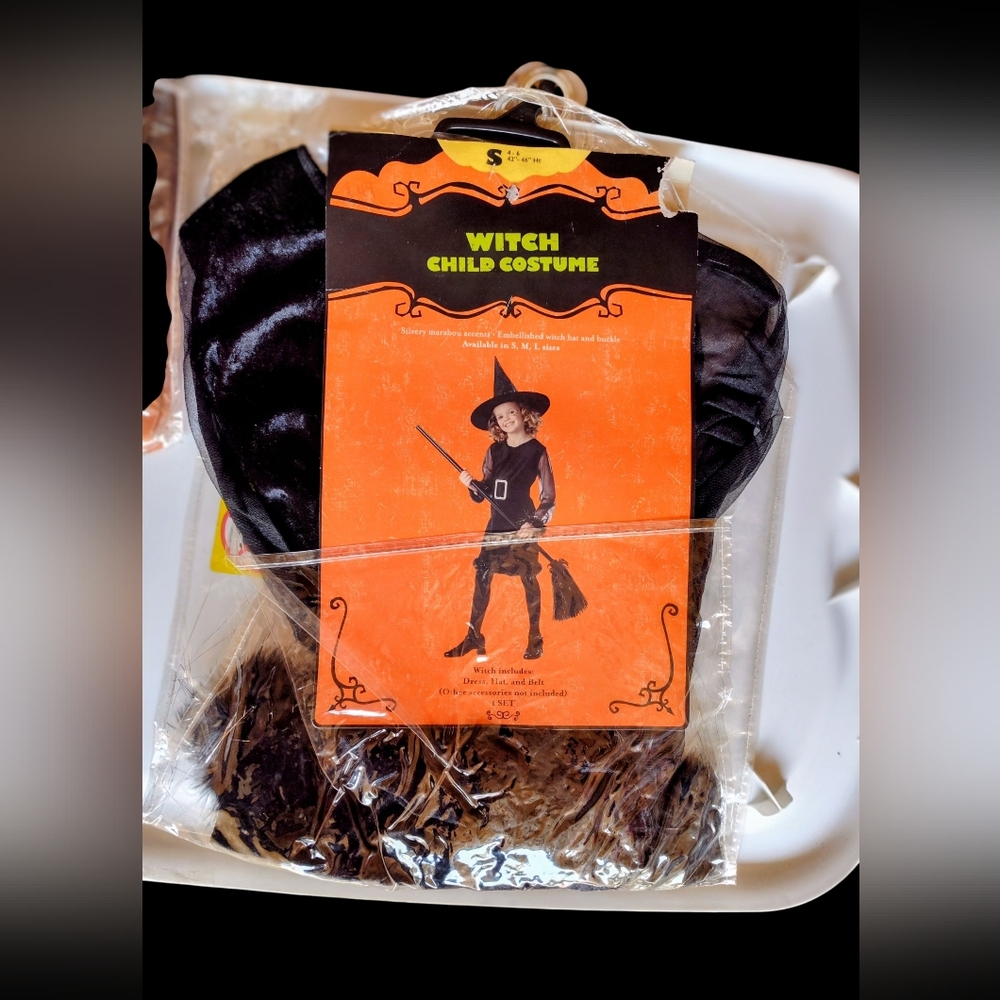 Witch Child Costume with Hat